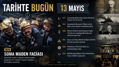 Tarihte Bug&uuml;n: 13 Mayıs