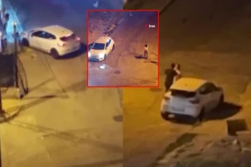 Tartıştığı kadının üzerine araba sürdü