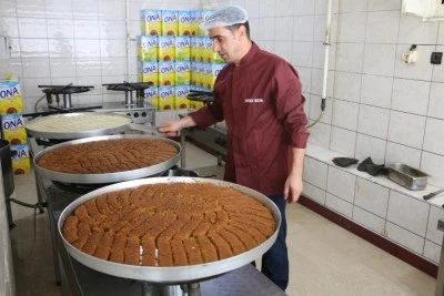 Tatlılar kurban bayramı için hazırlanıyor