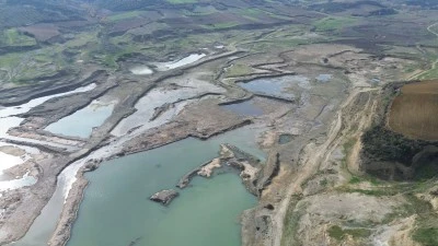 Tekirdağ'da korkutan görüntü: Naip Barajı'nda 20 günlük su kaldı