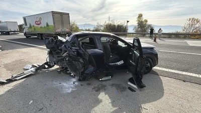 TEM’in Bolu geçişinde feci kaza: 1 ölü, 4 yaralı