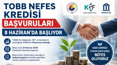 TOBB Nefes Kredisi Başvuruları 8 Haziran&rsquo;da Başlıyor