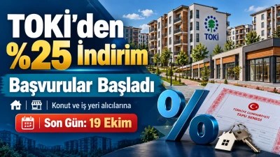 TOKİ&rsquo;den Y&uuml;zde 25 İndirim Fırsatı: Kilis&rsquo;teki Hak Sahiplerini de İlgilendiriyor
