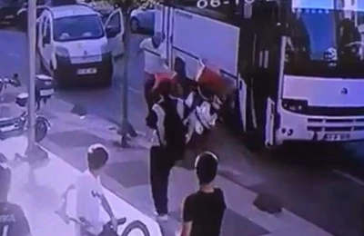Trafik kavgası: Servis şoförü motokuryeyi darbetti, tutuklandı