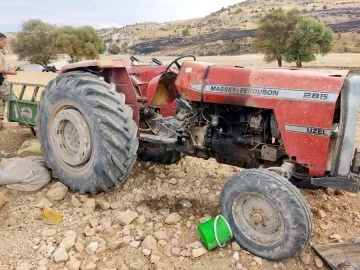 Traktör devrildi: 1 ölü
