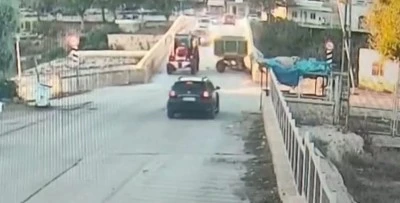 Traktörden ayrılan römorkun çarptığı kişi öldü