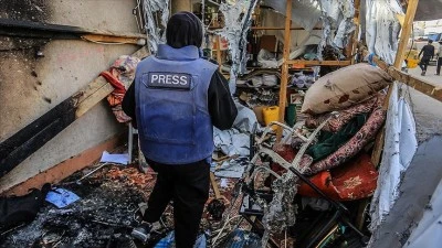 Türkiye'de haber bültenleri yayınlarına İsrail'in Gazze'de öldürdüğü gazetecilerin haberleriyle başladı