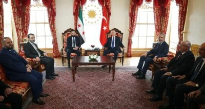 Türküye ye gelen Şara, Erdoğan ile görüştü