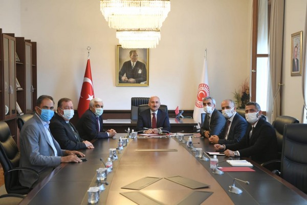 ULAŞTIRMA BAKANI KARAİSMAİLOĞLU İL GÖRÜŞTÜLER