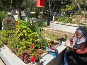 Üzerlerine kaya düşüp ölen öğretmenler mezarı başında anıldı
