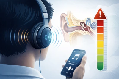 Uzman Uyardı: Y&uuml;ksek Sesle Kulaklık Kullanımı İşitme Sağlığını Tehdit Ediyor