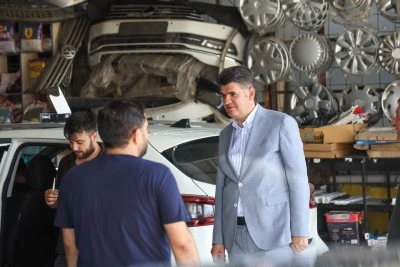 Vali Kalaylı&rsquo;dan K&uuml;&ccedil;&uuml;k Sanayi Sitesi&rsquo;nde Esnaf Ziyareti