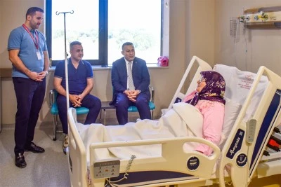 Kilis Valisi Şahin'den hasta ziyareti
