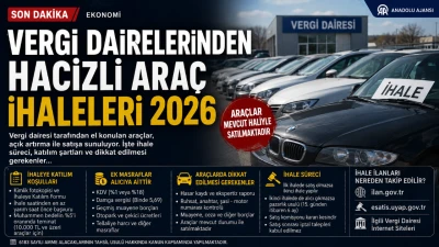 Vergi Dairelerinden Hacizli Ara&ccedil; Satışı 