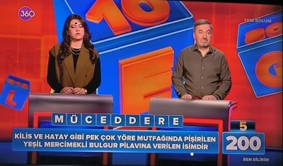 Yarışmada Kilis&rsquo;in M&uuml;ceddere Pilavı Sorusu &Ccedil;ıktı