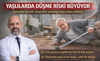 Yaşlılarda d&uuml;şme riski b&uuml;y&uuml;yor