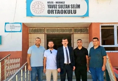 Yavuzlu Köyü'ndeki eğitim kurumlarına ziyaret