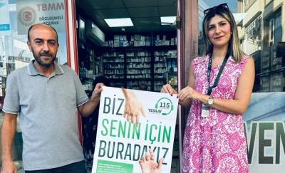 Yeşilay Kilis şubesi eczane ziyareti yaptı
