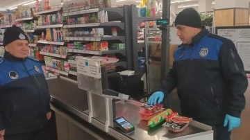 Zabıtadan marketlerde fiyat ve etiket denetimi