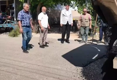 Zeytinbağı K&ouml;y&uuml;&rsquo;nde Yol &Ccedil;alışmaları Hız Kesmiyor