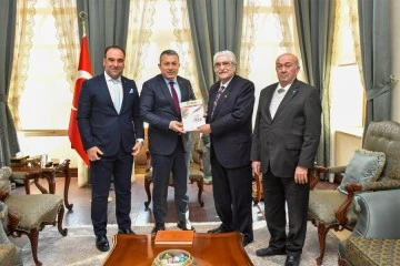 ZeytinDalı Dergisi yöneticileri Vali Şahin’le bir araya geldi