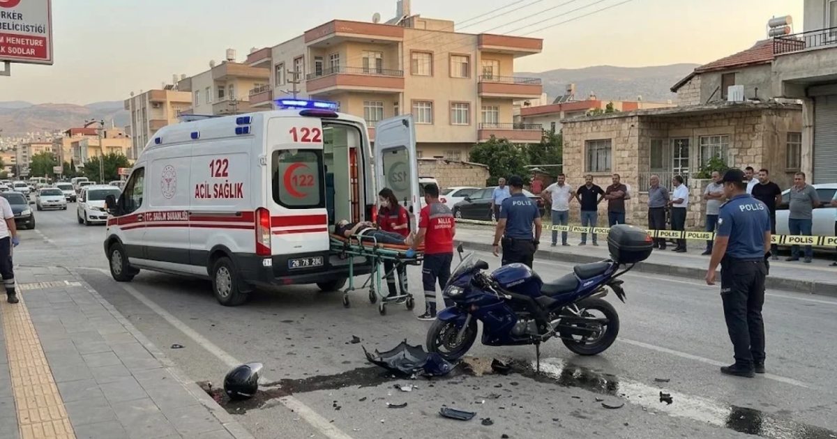Kilis'te Motosiklet Kazaları: 5 Yaralı